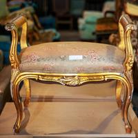 Sgabello Vintage Dorato – 24350