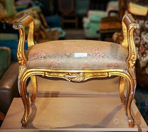 Sgabello Vintage Dorato – 24350