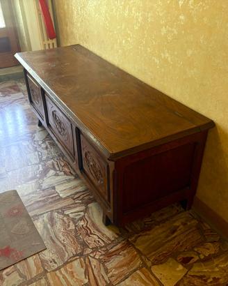 Cassapanca / Baule in legno massello