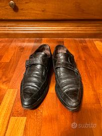 Mocassini vintage da Uomo in Pelle vera d'anaconda