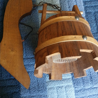 4 Applique in legno faro lampadario