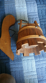 4 Applique in legno faro lampadario