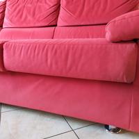 Divano Rosso 4 posti 