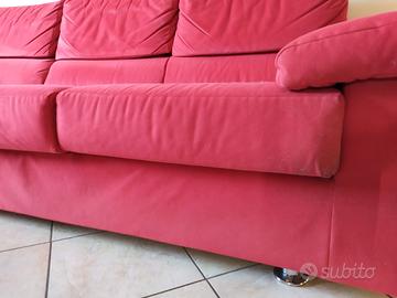 Divano Rosso 4 posti 