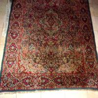 Tappeto KIRMAN 246 X 153 a mano PERSIA cotone +cer
