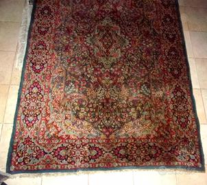 Tappeto KIRMAN 246 X 153 a mano PERSIA cotone +cer