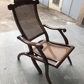 Sedia Vintage Impagliata