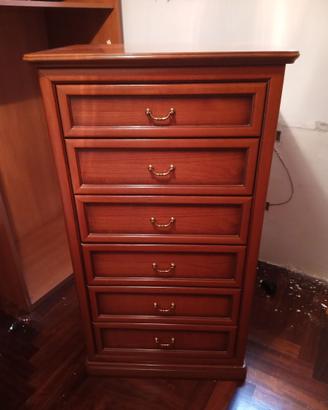 cassettiera legno massiccio