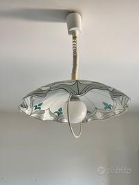 Lampadario saliscendi vintage anni 70/80