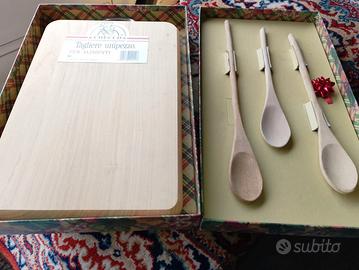 ACCESSORI IN LEGNO PER CUCINA  CONFEZIONE ORIGINAL