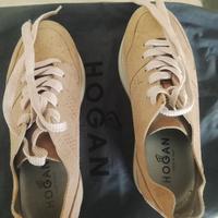 Hogan originali completi di sacca e lacci di ricam