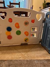 Recinto bambini con cancelletto a moduli