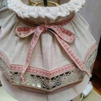 Lampada Vintage Legno e Pizzo 