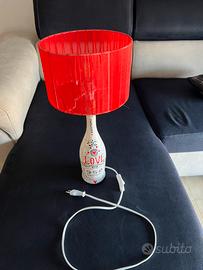 Lampada Santero bottiglia rossa