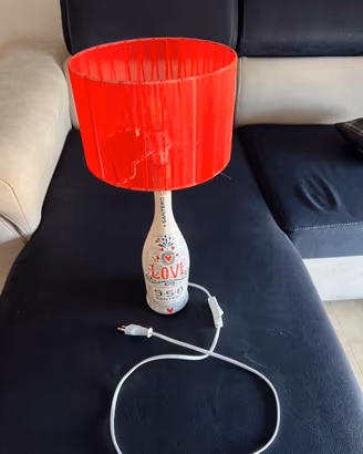 Lampada Santero bottiglia rossa