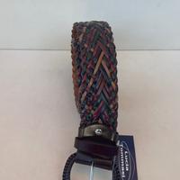 Cintura in vera pelle lunghezza 120 cm