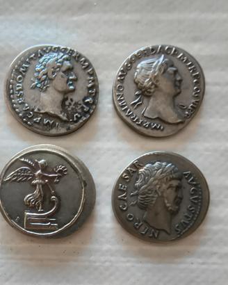 Lotto 4 Riproduzioni Monete Romane Imperiali.