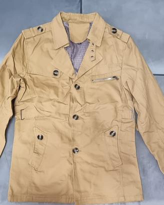 Cappotto uomo beige