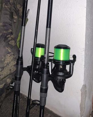 Canne Fox horizon x3 piu mulinelli Fox Fx11