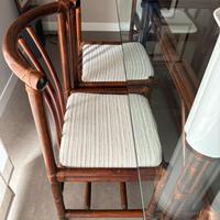 Tavolo rattan con sedie