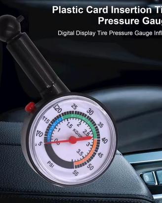 Manometro aria pneumatici portatile auto moto bici