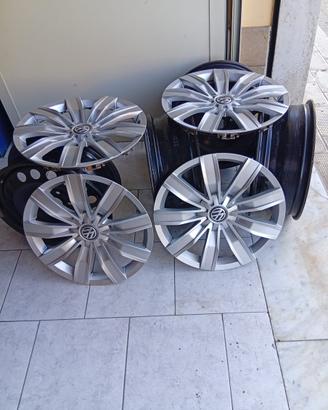 Cerchi + coppe Volkswagen da 18’