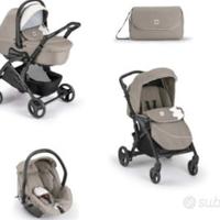 Trio fluido CAM, passeggino, ovetto e cesta.