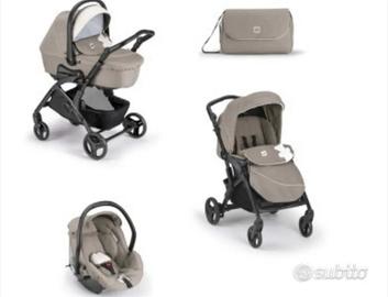 Trio fluido CAM, passeggino, ovetto e cesta.