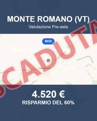 Immobile in asta di 28 m² a Monte Romano
