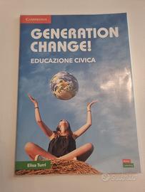 libro di educazione civica " Generation change! "