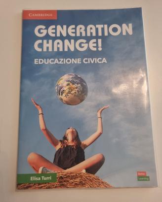 libro di educazione civica " Generation change! "