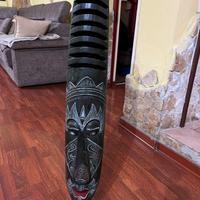 Maschera legno gialambano