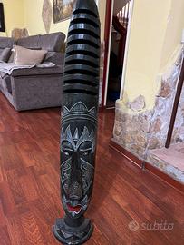 Maschera legno gialambano