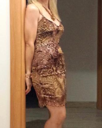 Abito Paisley con brillantini -Chic & Glow