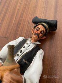 Scultura ceramica sarda firmata A.Massidda