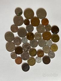 Lotto 38 monete Internazionali e Fuori Corso
