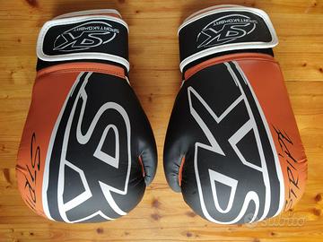 GUANTONI SK STRIPE 2 ARANCIO CON BENDAGGI SK 3.50