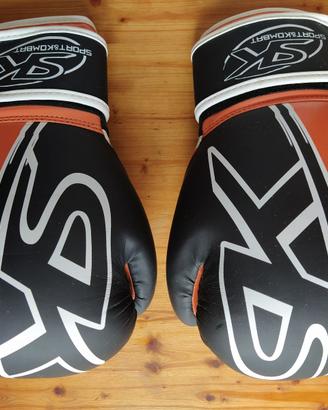 GUANTONI SK STRIPE 2 ARANCIO CON BENDAGGI SK 3.50