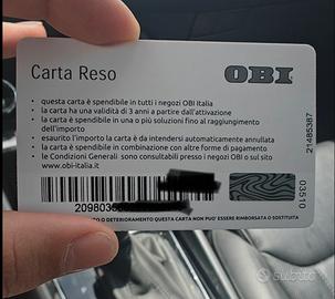 Carta Reso OBI