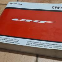 Libretto Uso e Manutenzione Honda CRF450