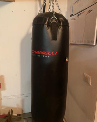 Sacco da boxe carnielli + staffa