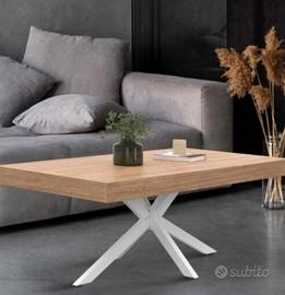 Tavolino in legno chiaro MANO A MANO