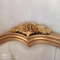 Testata letto in foglia oro