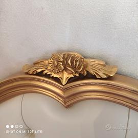 Testata letto in foglia oro