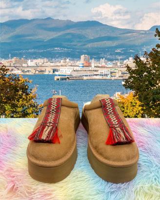 Pantofole invernali UGG Tazzle, Castagna Taglia 38