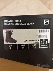Scarponi snowboard donna - Salomon Pearl Boa