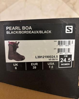 Scarponi snowboard donna - Salomon Pearl Boa