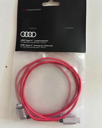 USB Type-C charging cable set Audi