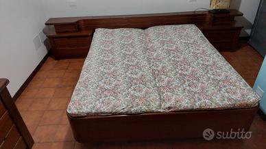 Letto matrimoniale + specchio + settimino