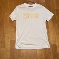 Maglia Versace Jeans Couture bianca oro M